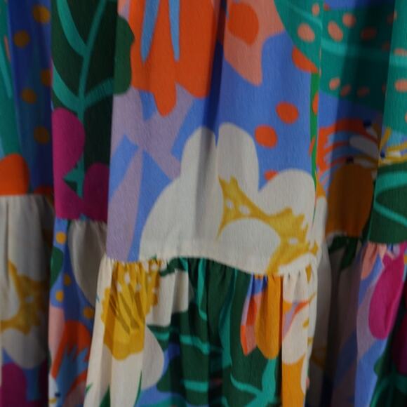 Jessie Liu Silk Floral Dress - Picture 5 of 6